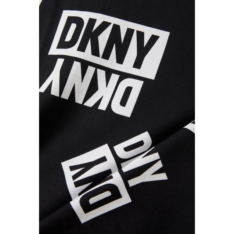 DKNY - Allover Logo Print T-shirt in Jersey