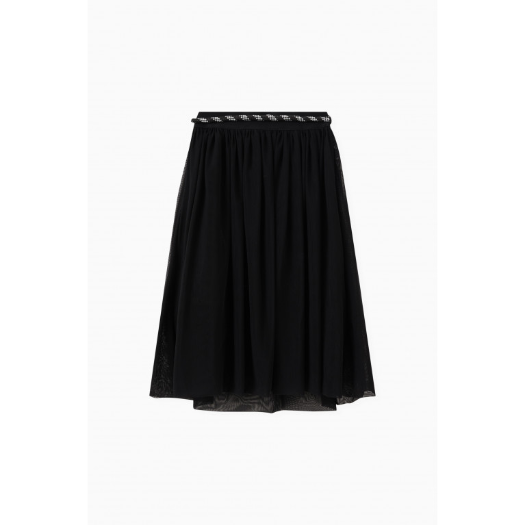 DKNY - DKNY - Belted Midi Skirt in Tulle