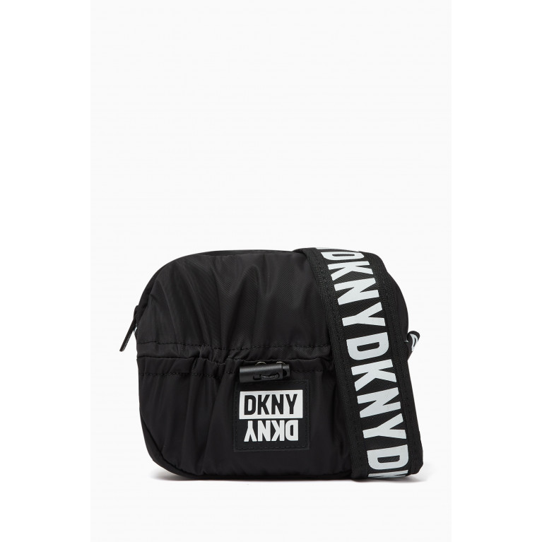 DKNY - Logo Print Shoulder Bag in Nylon Blend
