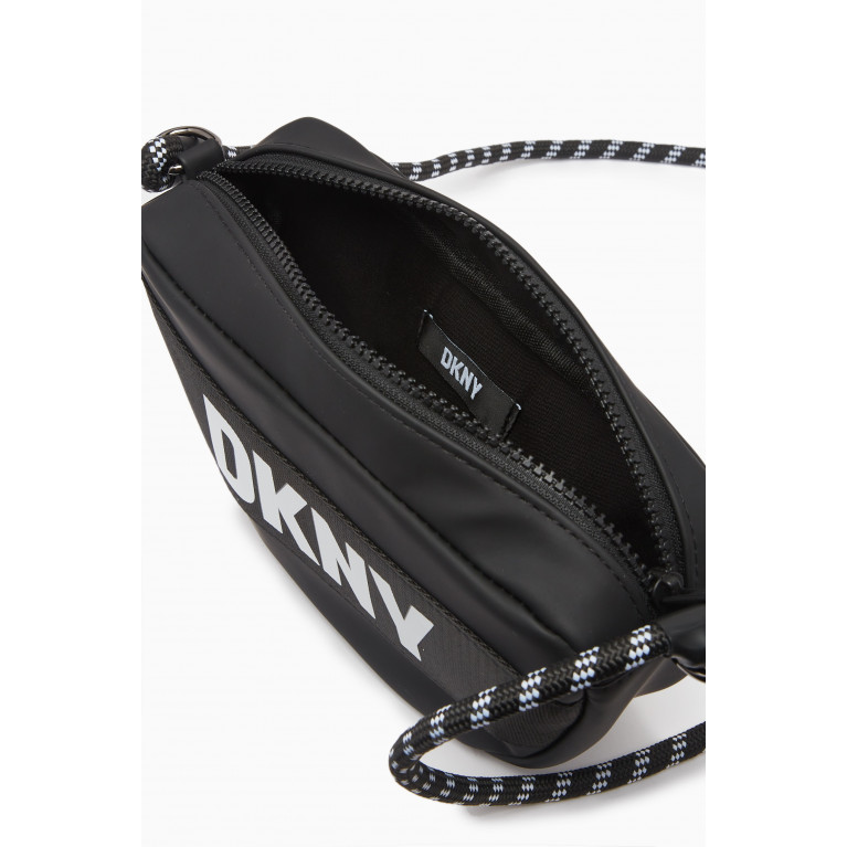 DKNY - Cord & Logo Print Shoulder Bag