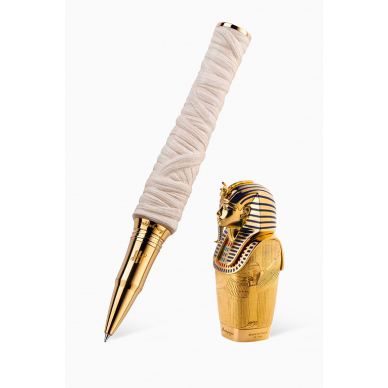 Montegrappa - Tutankhamun Rollerball Pen in Gold Vermeil