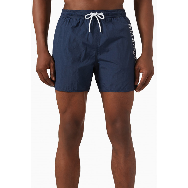Emporio Armani - S88 Swim Shorts in Nylon Blue