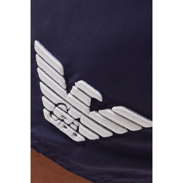 Emporio Armani - Logo Boxers in Nylon Blue