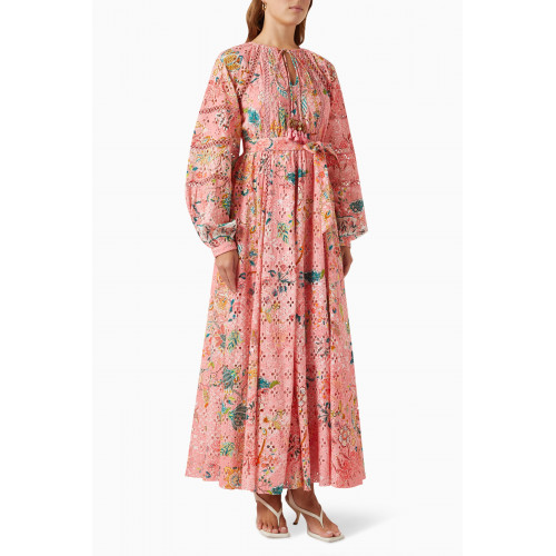 Hemant & Nandita - Floral Embroidered Maxi Dress