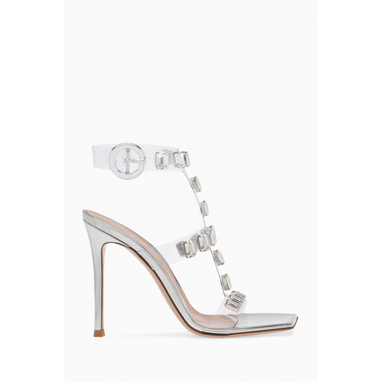 Gianvito Rossi - Jewel Strap Sandals in Plexi