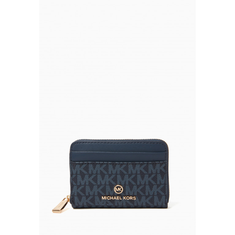 MICHAEL KORS - Jet Set Charm Coin Card Case in Coated Canvas