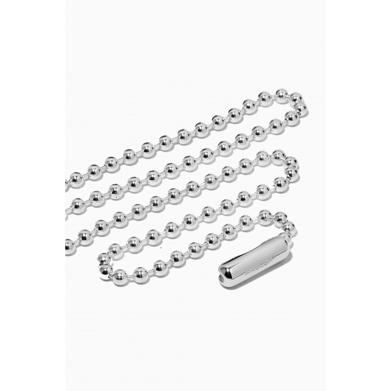 Ambush - Ball Chain Necklace in Sterling Silver Silver