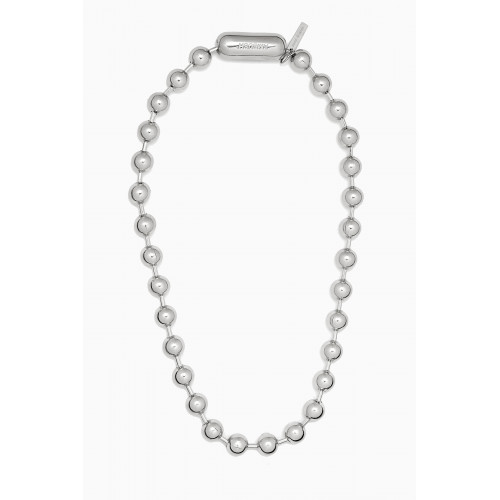 Ambush - Large Ball Chain Necklace in Sterling Silver