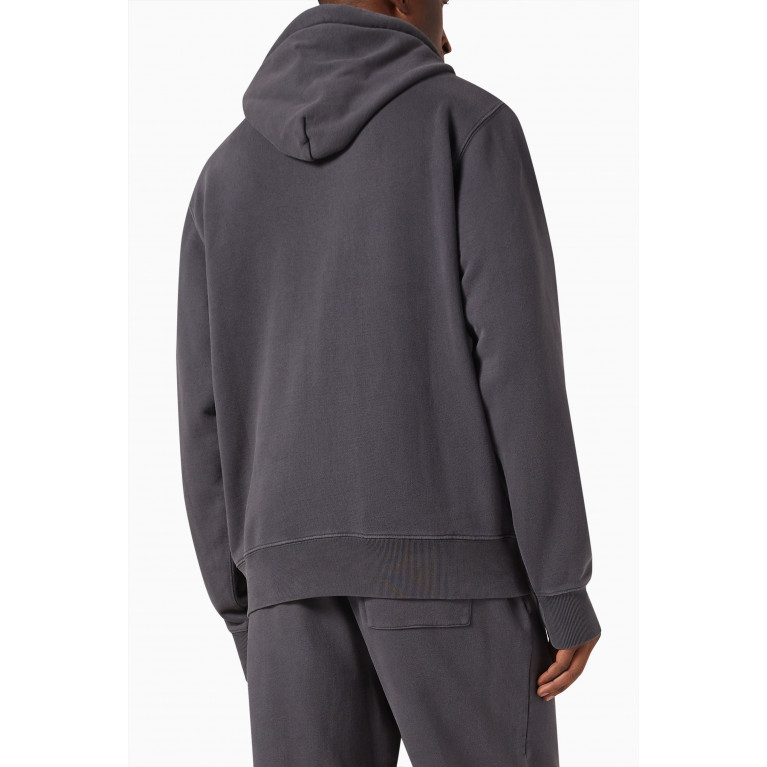 Ambush - Multi-Drawcords Hoodie in Fleece Grey