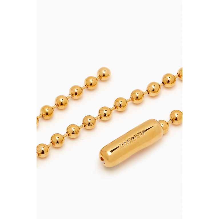 Ambush - Ball-chain Bracelet in Sterling Silver Gold