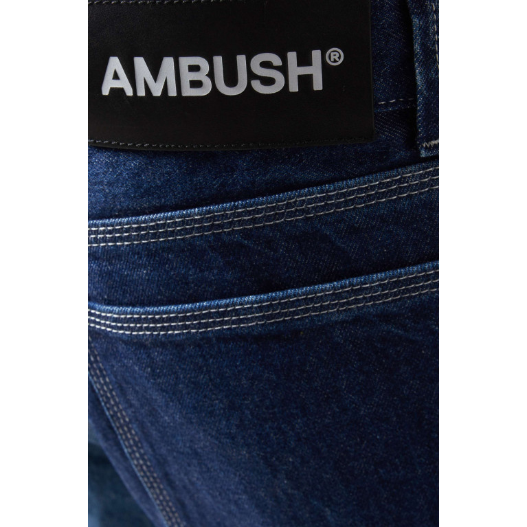Ambush - Two-tone Straight-leg Jeans in Denim