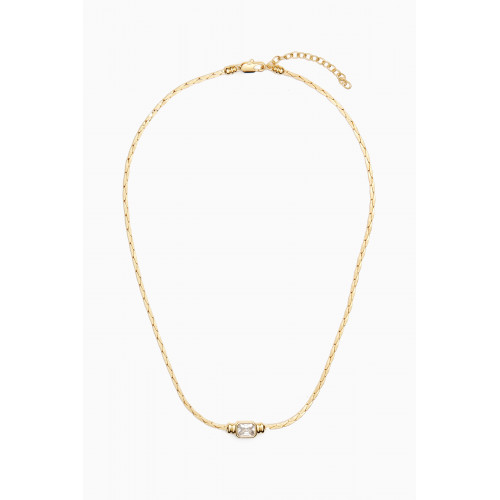 Luv Aj - Camille Chain Necklace in Gold-plated Brass