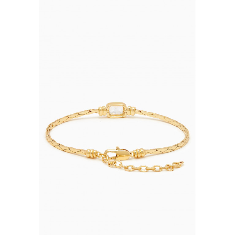Luv Aj - Camille Chain Bracelet in Gold-plated Brass