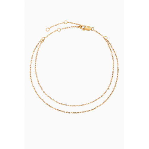 Luv Aj - Take Me To The Bungalows Anklet in Gold-plated Brass