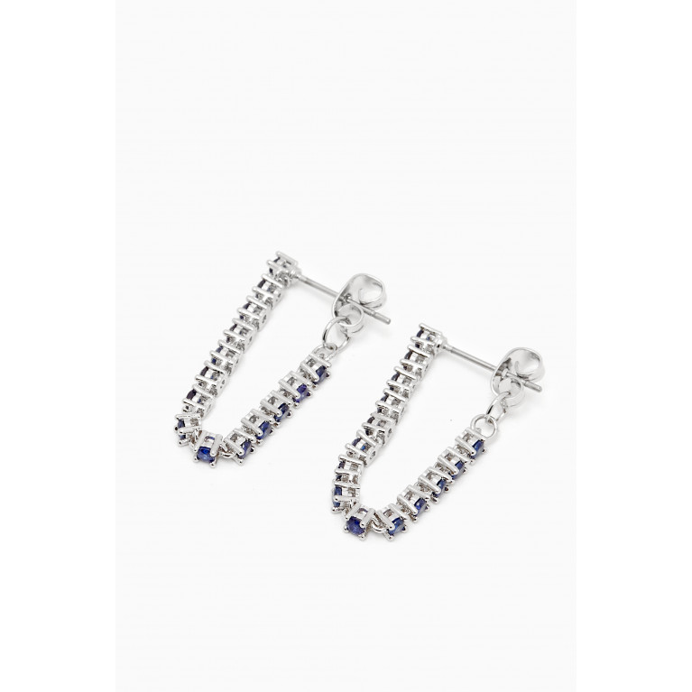 Luv Aj - Ballier Chain Studs in Silver-plated Brass