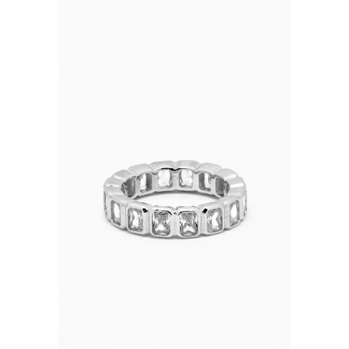 Luv Aj - Ballier Ring in Silver-plated Brass