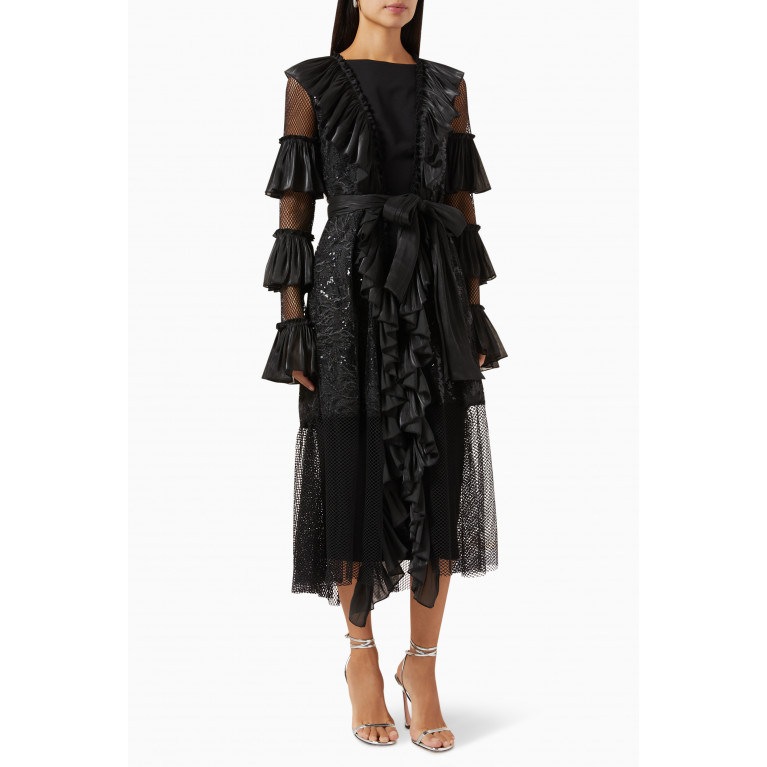 NASS - Sequin-embellished Midi Dress