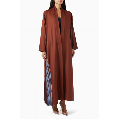 LAMMOUSH - Contrast Pleated Abaya