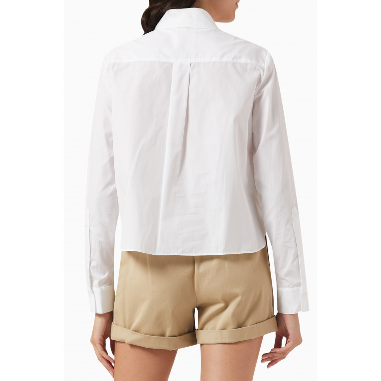 TWP - Boy Cropped Shirt in Cotton