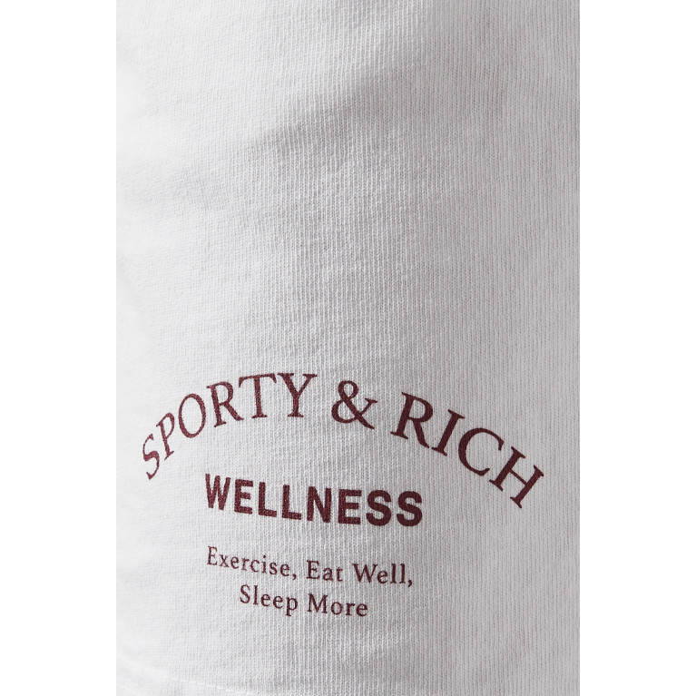 Sporty & Rich - Wellness Studio Gym Shorts in Cotton