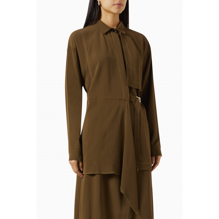 BAQA - Belted Tunic Shirt in Viscose
