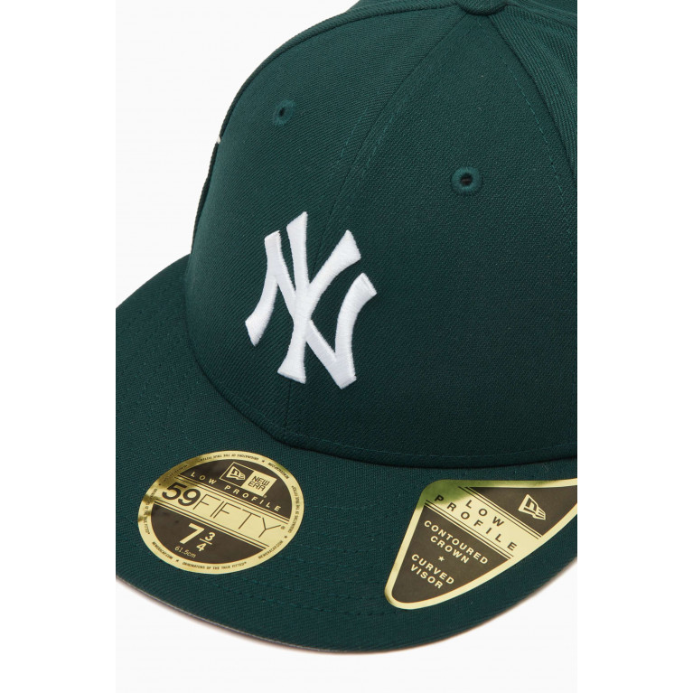 Kith - Floral 49Fifty Flat Brim Hat in Corduroy Green