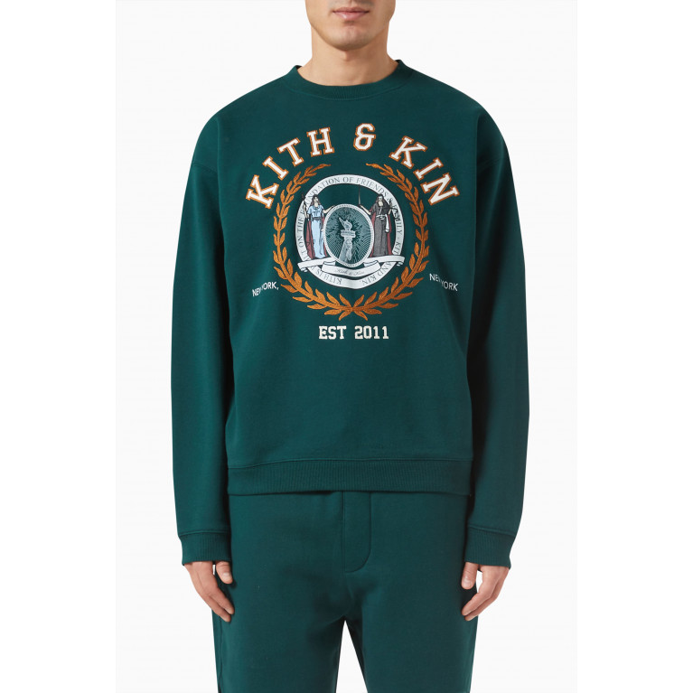 Kith - Vintage Sweatshirt in Cotton Green