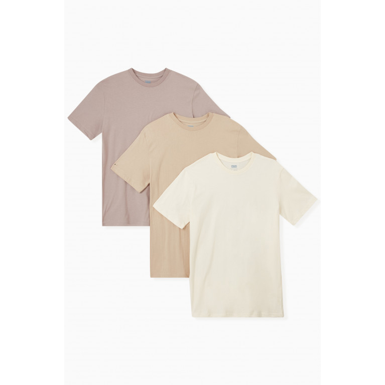 Kith - Three-Pack Logo Print T-Shirt in Cotton Jersey