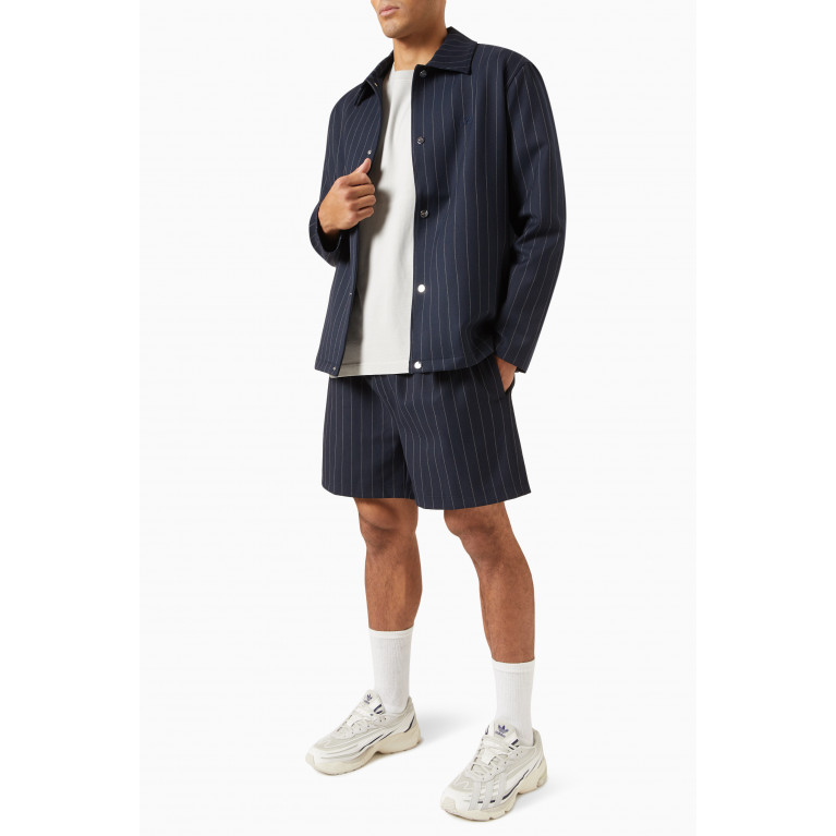 Kith - Pinstripe Coaches Jacket in Double Knit