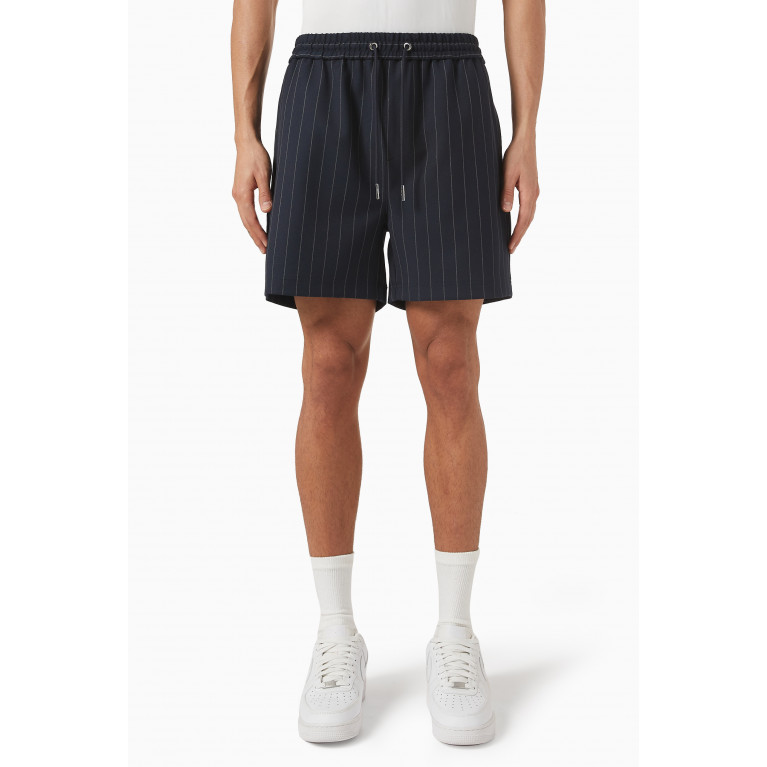 Kith - Pinstripe Fairfax Shorts in Knit Cotton