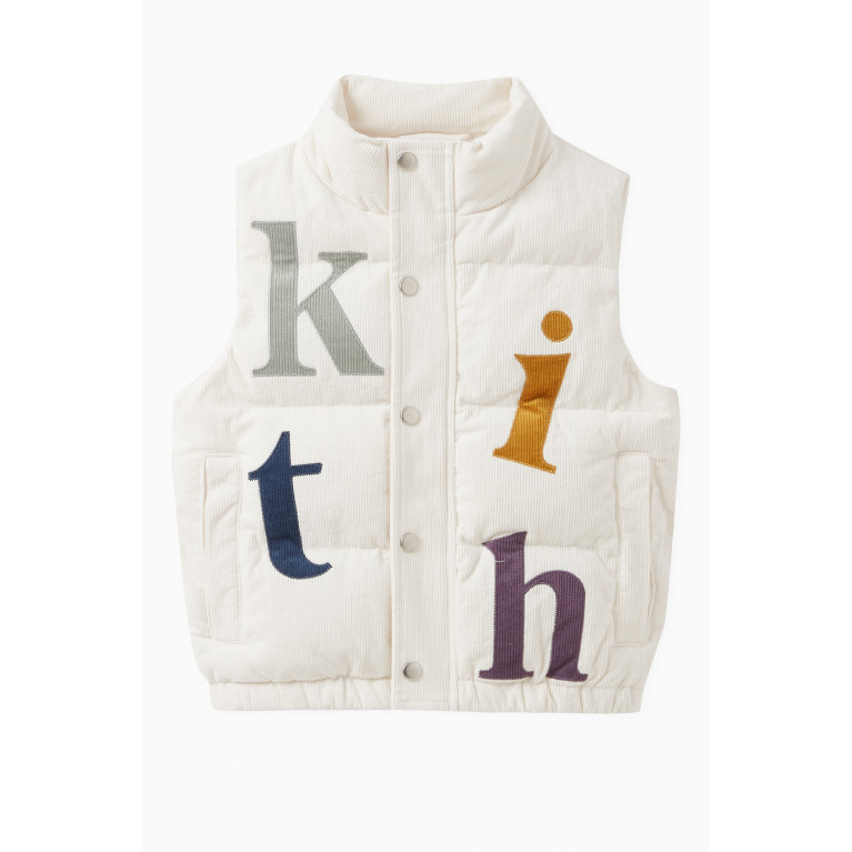 Kith - Padded Logo Vest in Cotton-blend