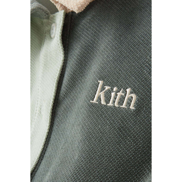 Kith - Colour-block Logo Shirt Dress in Cotton