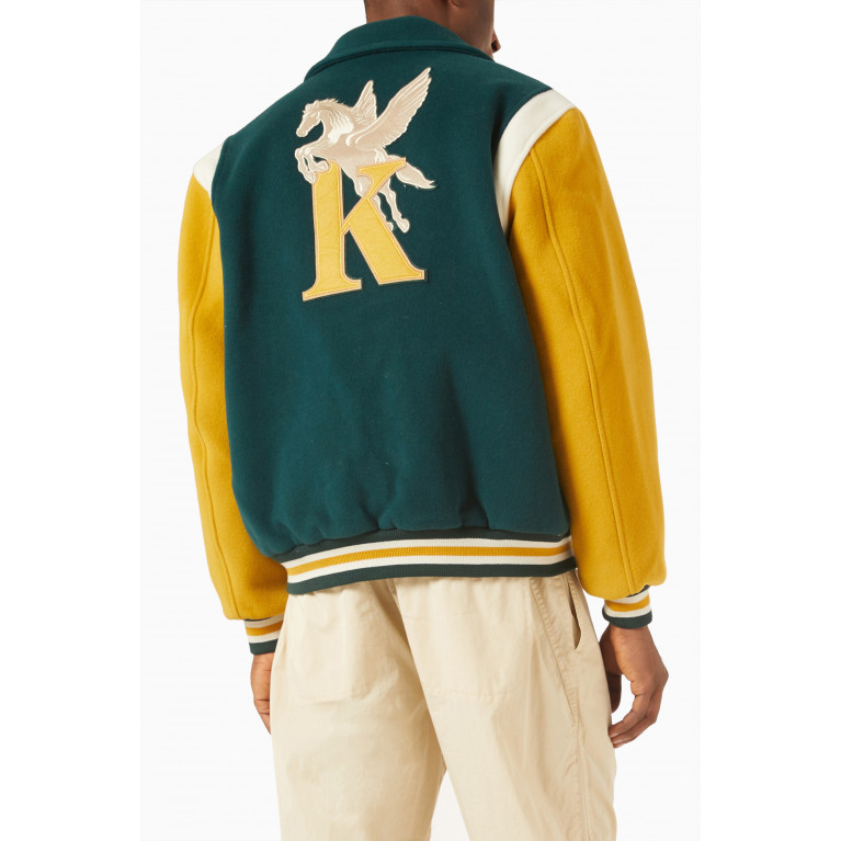Kith - Varsity Coaches Jacket in Manteco Virgin Wool Blend