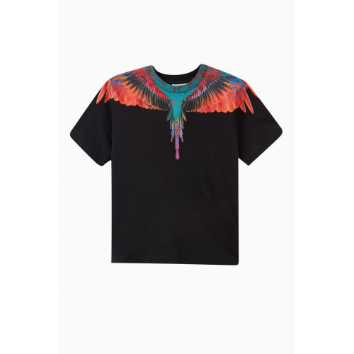 Marcelo Burlon - Sunset Wings T-shirt in Organic Cotton Jersey
