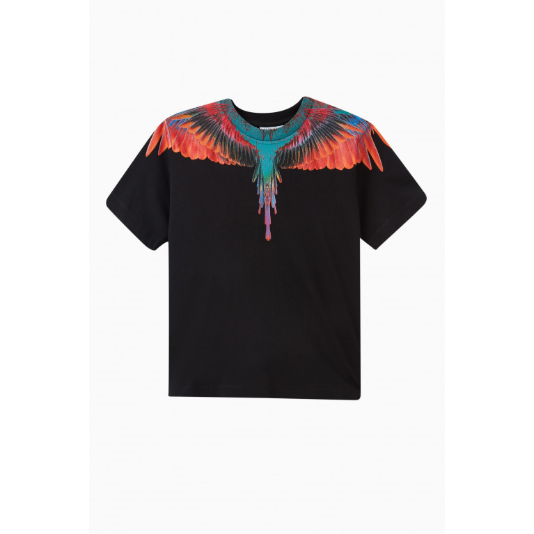 Marcelo Burlon - Sunset Wings T-shirt in Organic Cotton Jersey