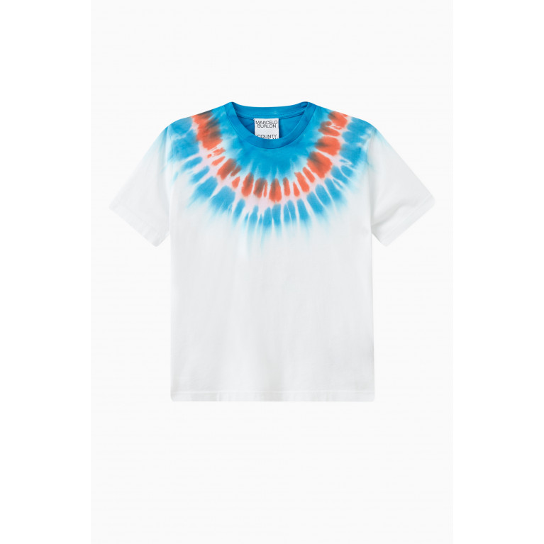 Marcelo Burlon - Tie & Die Wings T-shirt in Organic Cotton Jersey