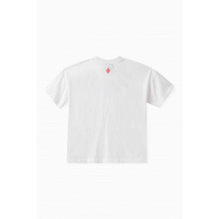 Marcelo Burlon - Feather Collar T-shirt in Cotton