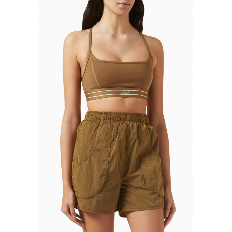 Kith - Nadia Low Impact Sports Bra in Technical Blend Brown