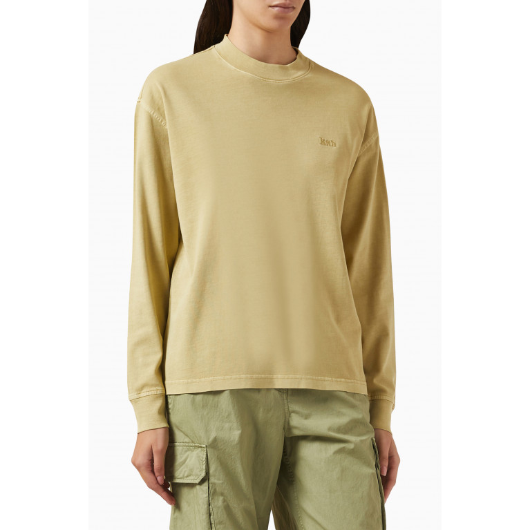Kith - Sonoma Long Sleeve T-shirt in Jersey Neutral