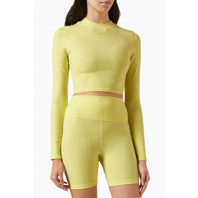 Kith - Mulberry Active Top in Stretch-jersey Yellow