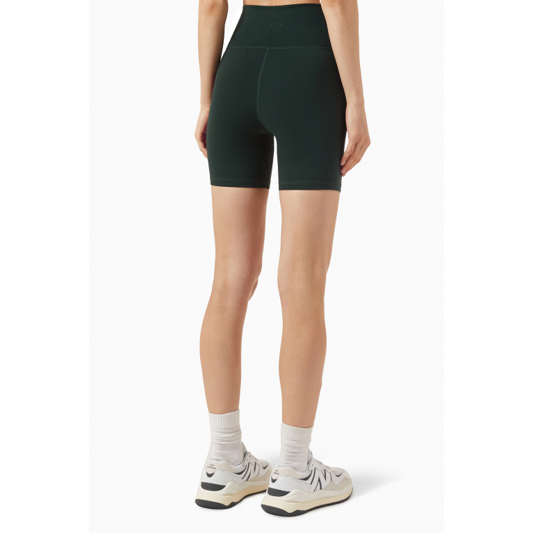 Kith - Lana Active II Biker Shorts in Stretch-jersey Green
