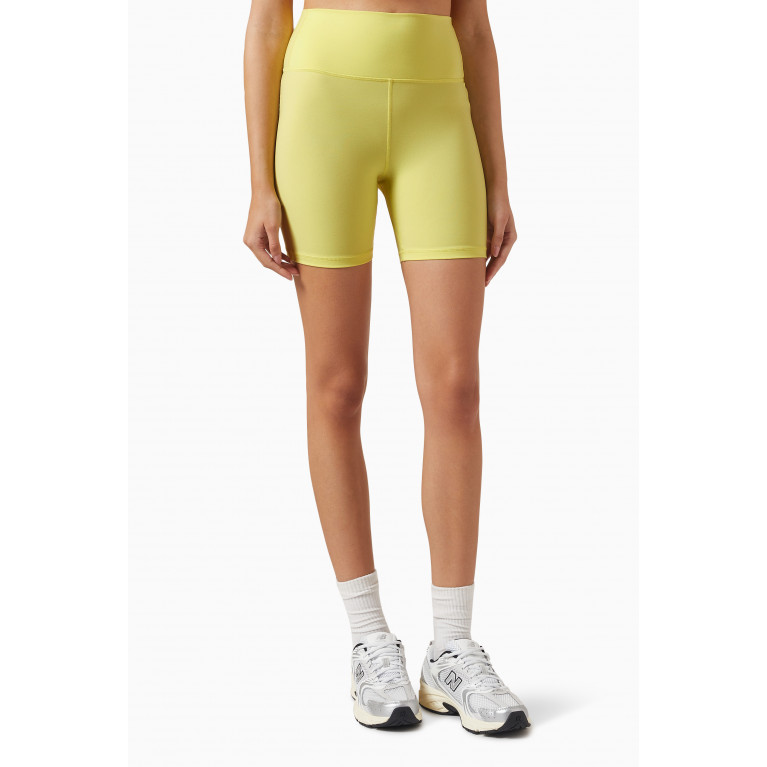 Kith - Lana Active II Biker Shorts in Stretch-jersey Yellow