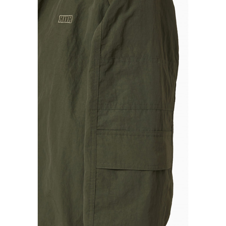 Kith - Adira Zip Jacket in Wrinkled-nylon Neutral