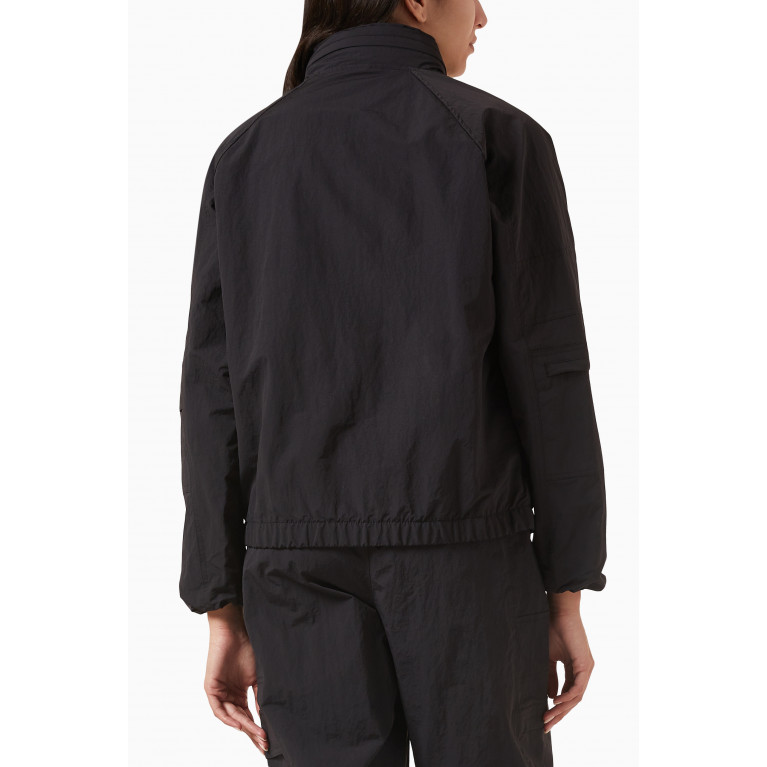 Kith - Adira Zip Jacket in Wrinkled-nylon Black