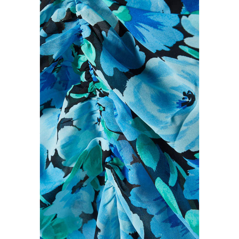 Rotate - Floral-print Maxi Dress in Chiffon