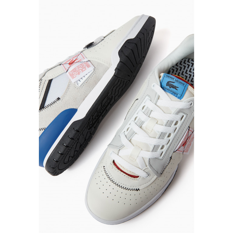 Lacoste - M89 Tricolour Trainers in Leather & Mesh
