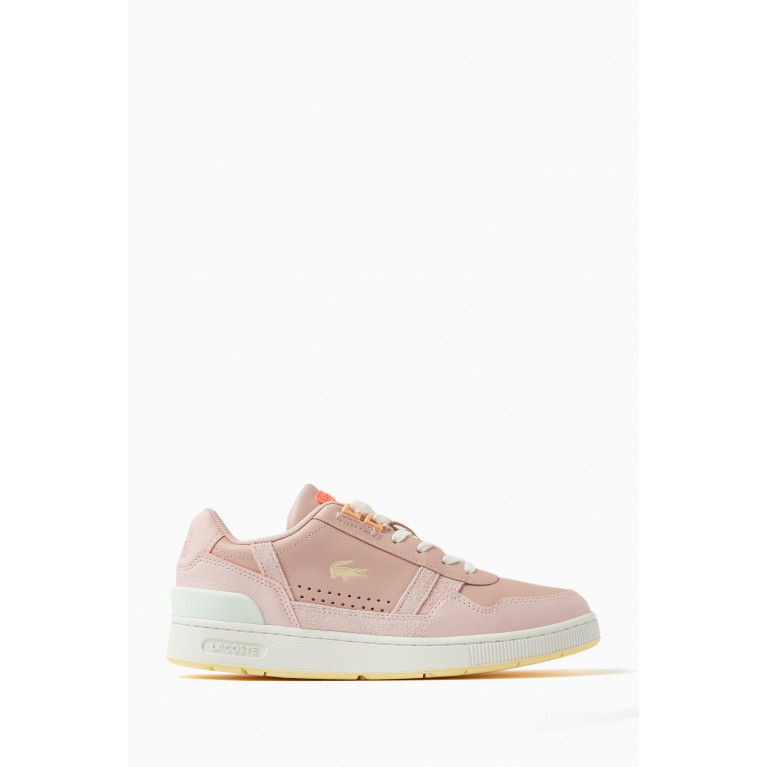 Lacoste - T-Clip Gum Sole Sneakers in Leather