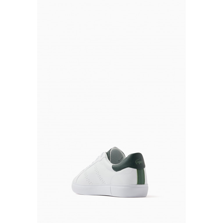 Lacoste - Powercourt 2.0 Sneakers in Leather White