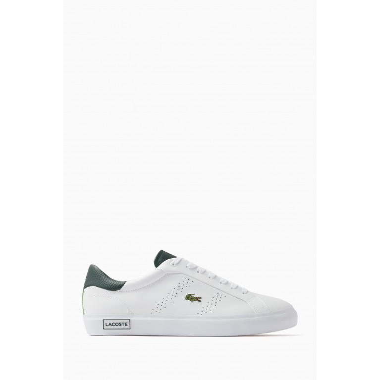 Lacoste - Powercourt 2.0 Sneakers in Leather White