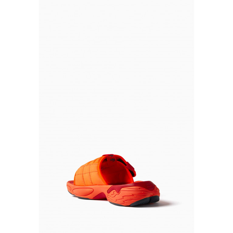 Lacoste - AceSlide Velcro Slides in EVA Orange